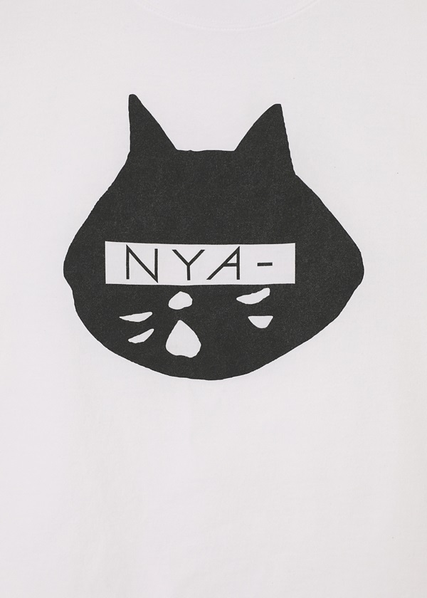 NYA- / FRONT NYA-? T / ビッグシルエットTシャツ