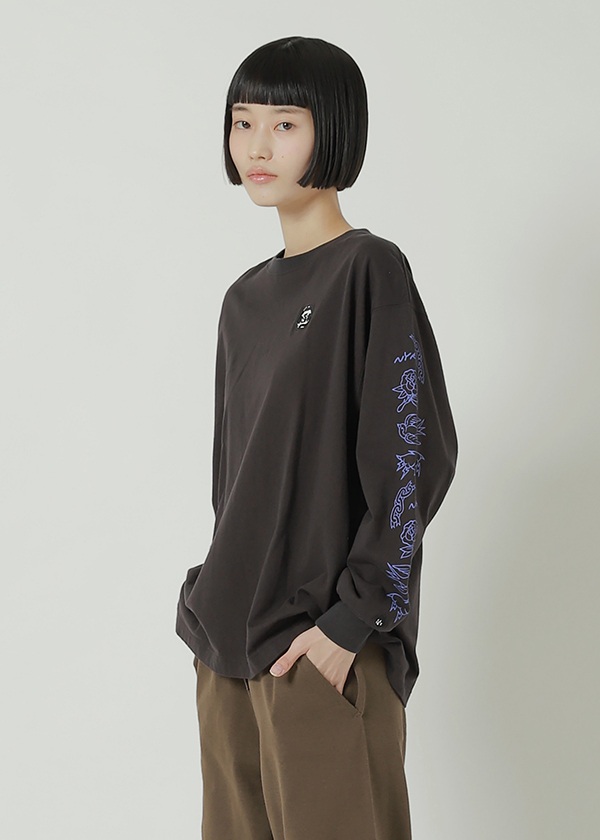NYA- / SLEEVE ORNAMENT / ロングスリーブTシャツ