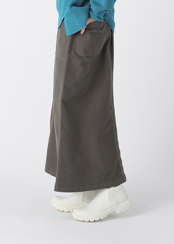 Plantation / (O) コットンライトスエード / スカート