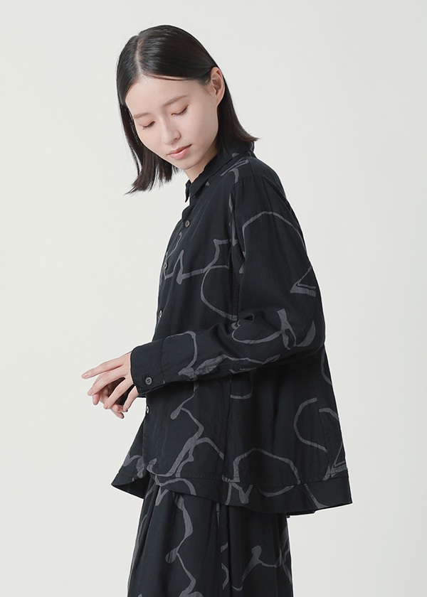 Plantation / S ラージラインフラワーJQ / シャツ