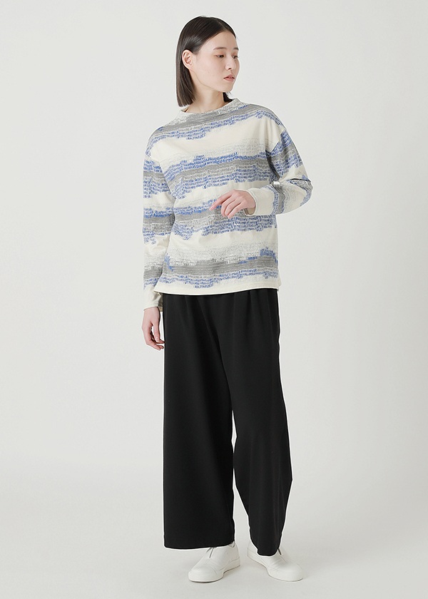 Plantation / PO グラデーションステッチJQ / カットソー