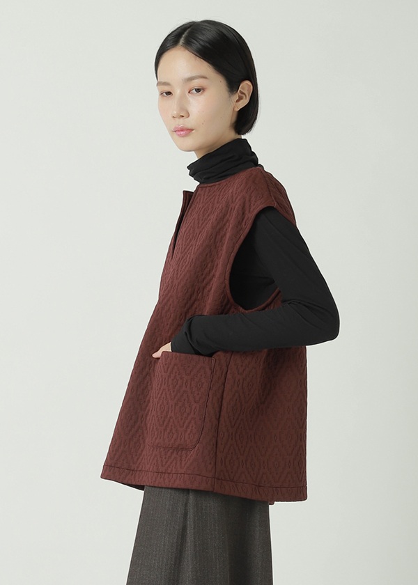 ZUCCa / タイルジャガード / ベスト