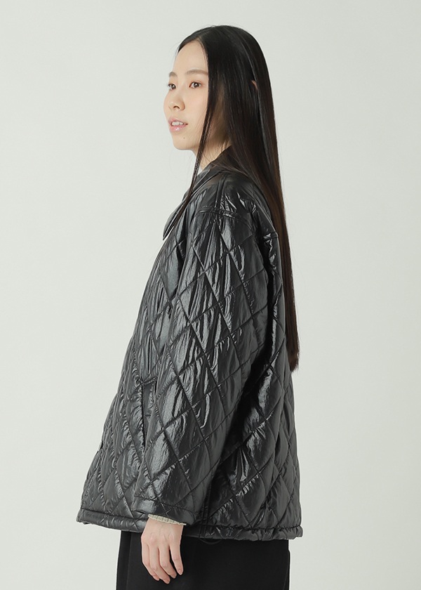 <先行予約> ZUCCa / GLOSSY QUILT COAT / ブルゾン