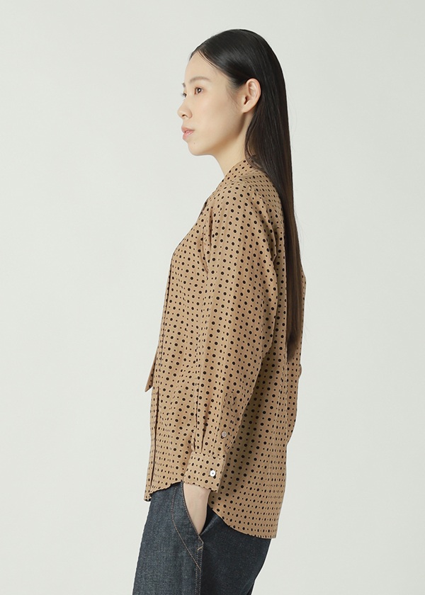 ZUCCa / S DOT SQUARE PRINT / ブラウス