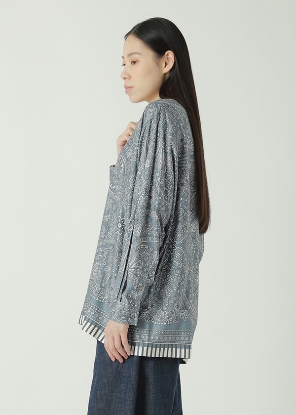 ZUCCa / S FLORAL SCARF PRINT / シャツ