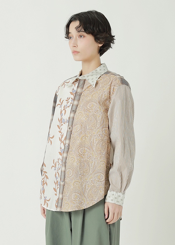 ZUCCa / S DOCKING PIECE DYE / シャツ