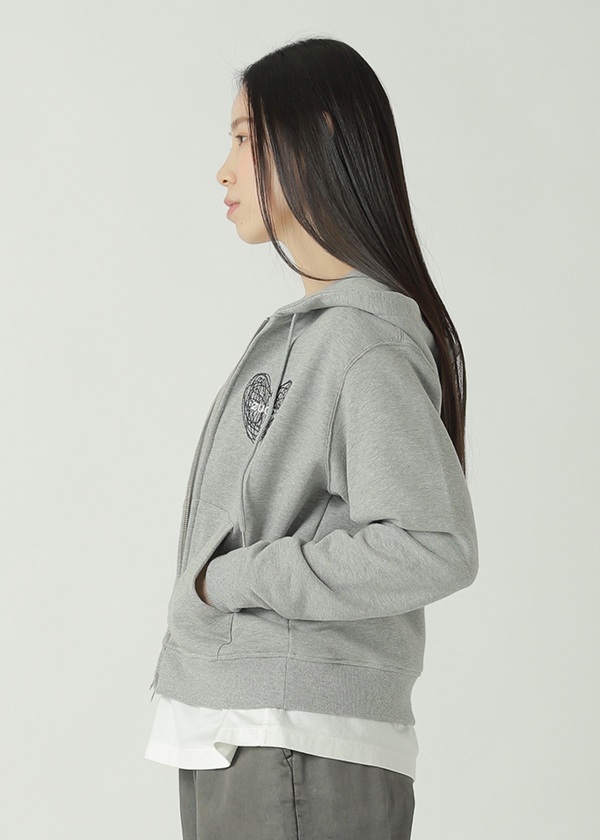 ZUCCa / HEART LOGO ZIP-UP HOODIE / スウェット