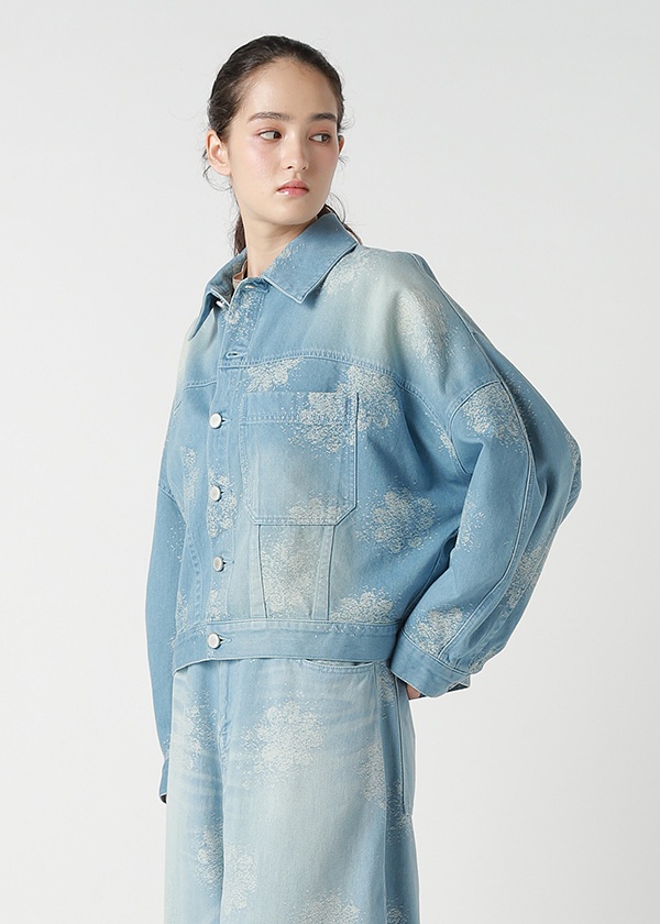 ZUCCa / FLOWER JQ DENIM / ブルゾン