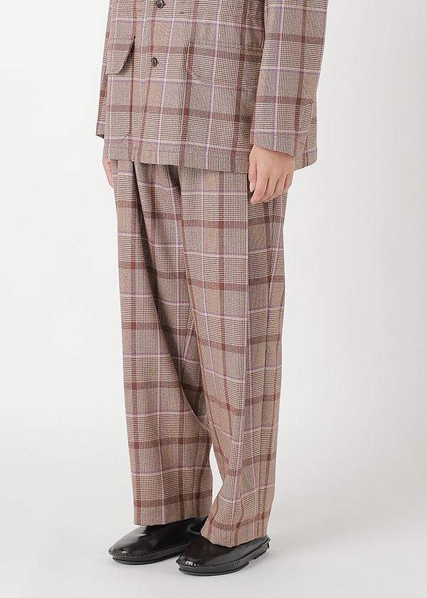 <先行予約> ZUCCa / WOOL CHECK / パンツ