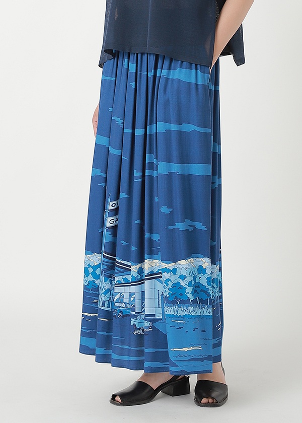 <先行予約> ZUCCa / ROADSIDE PRINT / スカート