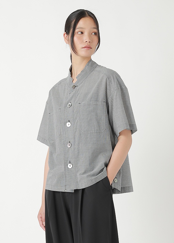 <先行予約> ZUCCa / COTTON SILK GINGHAM CHECK / シャツ