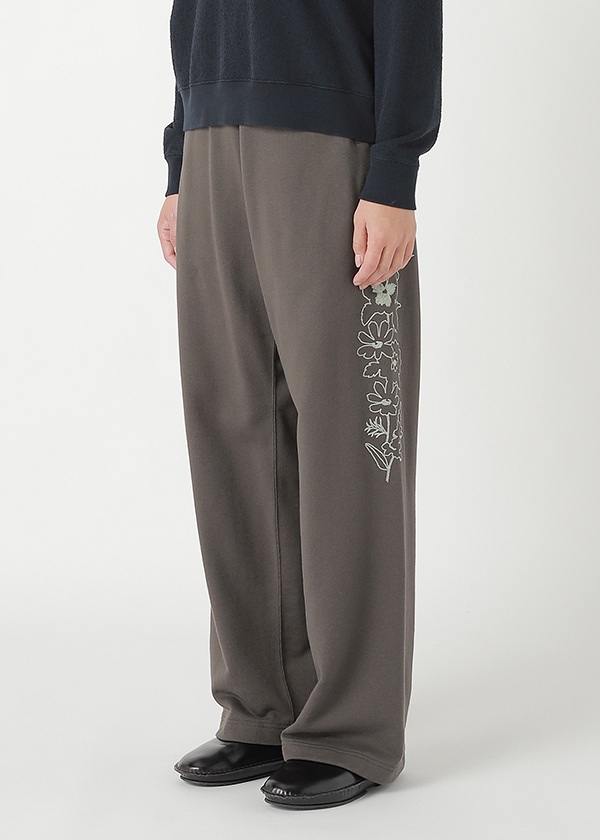 <先行予約> ZUCCa / FLOWER EMBROIDERY SWEATSHIRT / パンツ