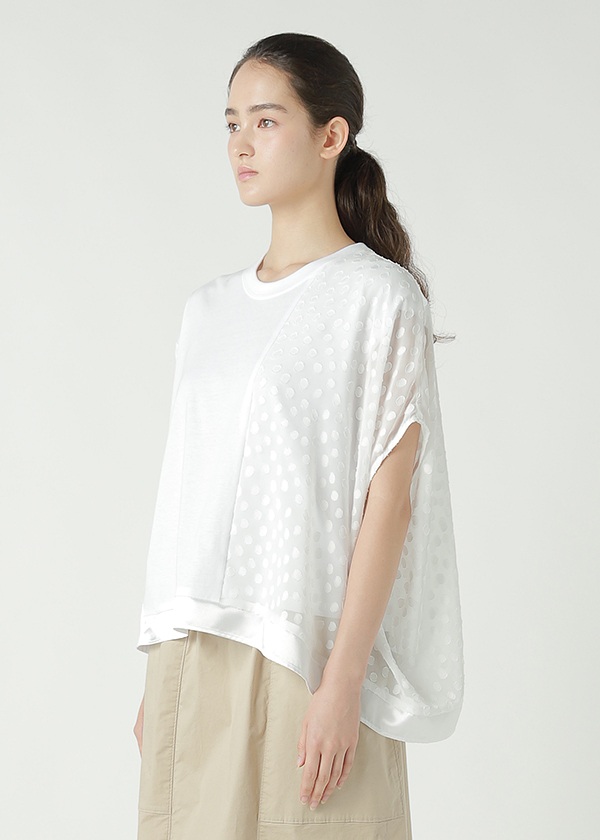 ZUCCa / CUT JACQUARD DOCKING / カットソー