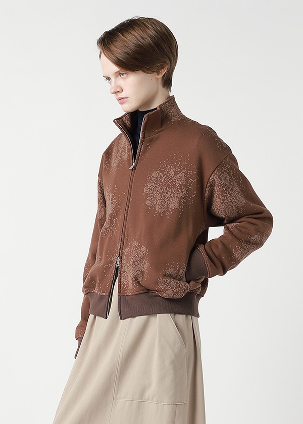 ZUCCa / FLOWER JACQUARD SWEATSHIRT / ブルゾン