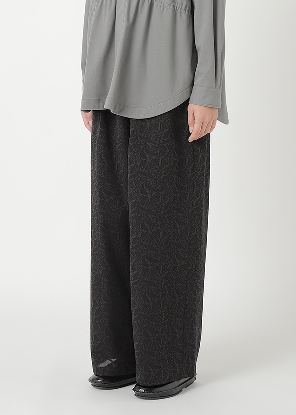 <先行予約> ZUCCa / BELLFLOWER JACQUARD / パンツ
