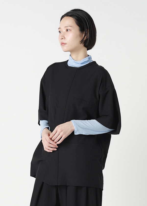 ZUCCa / HIGH TWIST TWILL JERSEY / ブラウス