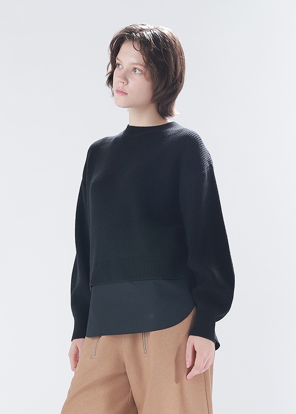 <先行予約> ZUCCa / TEXTURED COTTON KNIT / トップス