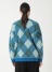 <先行予約> ZUCCa / ARGYLE KNIT / カーディガン