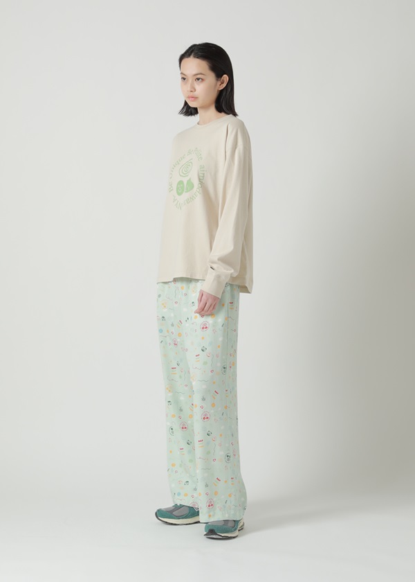 NYA- / (O) FAMILY PRINT PANTS / リラックスパンツ