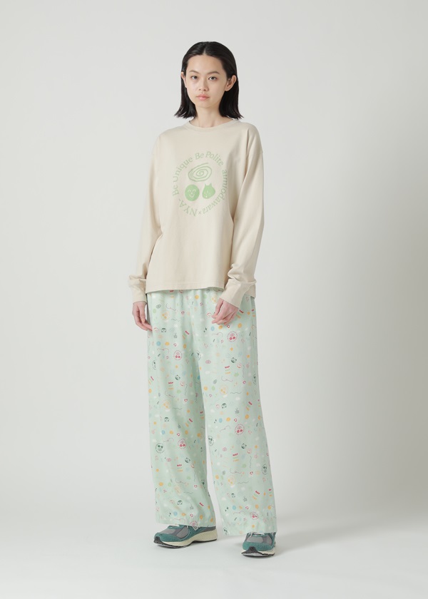 NYA- / (O) SMILE&NYA- LOGO T / ロングスリーブTシャツ
