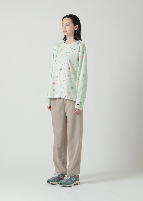 NYA- / (O) FAMILY PRINT T / ロングスリーブTシャツ