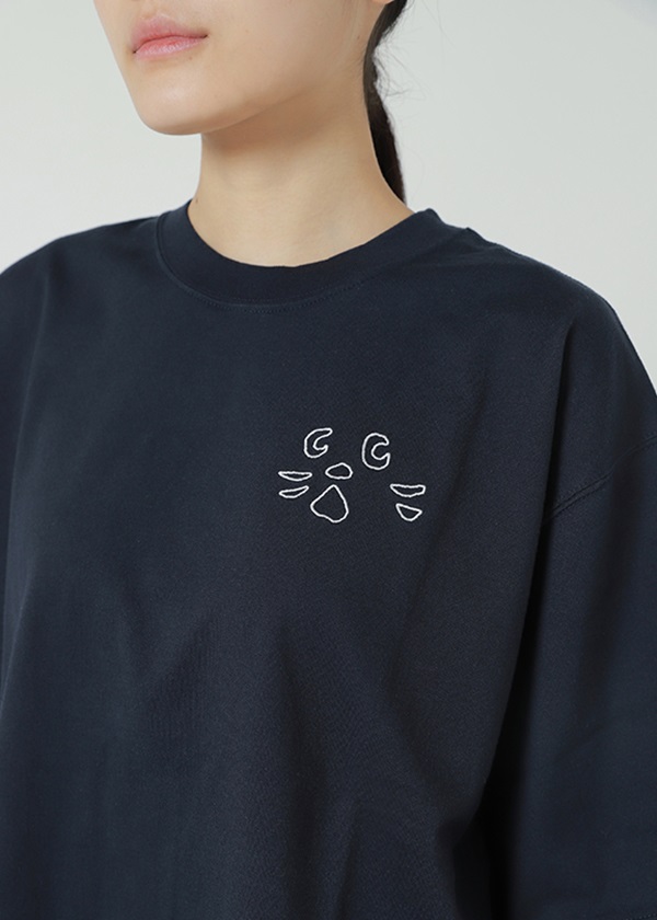 NYA- / EMBROIDERY FACE T / Tシャツ