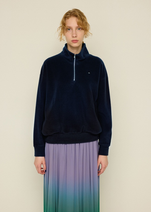 NYA- / HALF ZIP FLEECE / ハーフジッププルオーバー