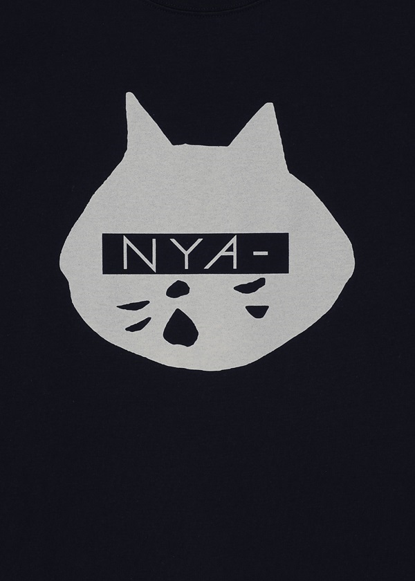 NYA- / FRONT NYA-? T / ビッグシルエットTシャツ