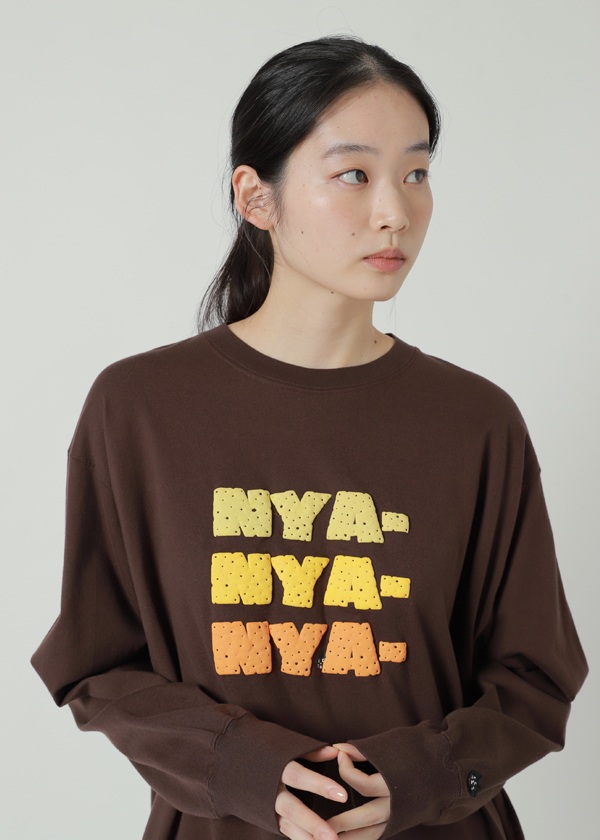 NYA- / P CHEESE NYA- / ロングスリーブTシャツ