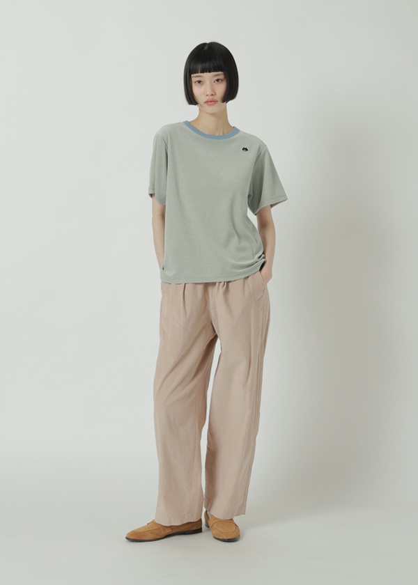 NYA- / VELOUR STRIPED T / Tシャツ
