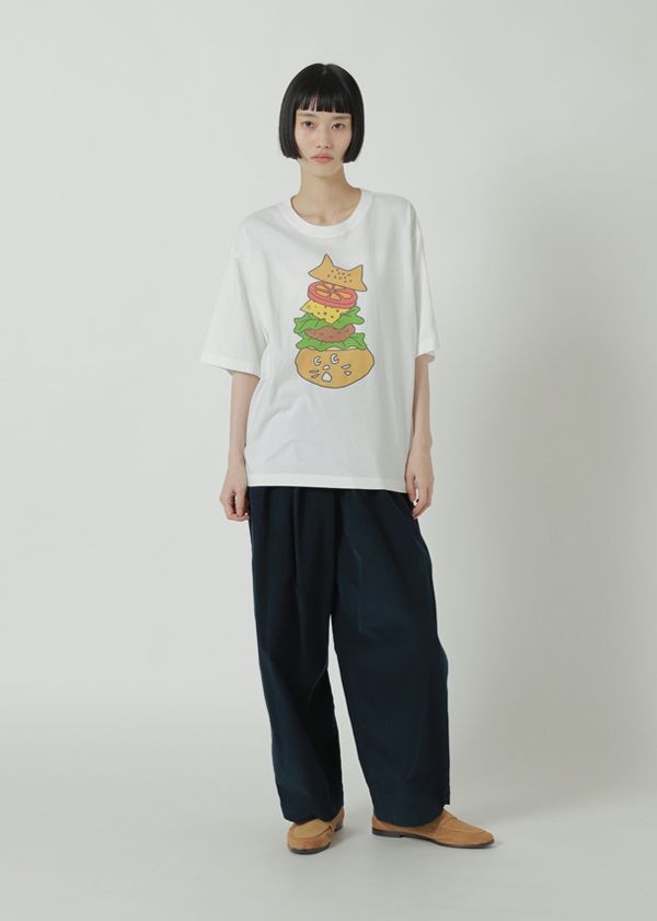 NYA- / HAMBURGER / Tシャツ