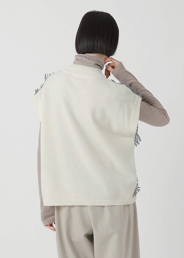 Plantation / フリンジジャガード / ニット