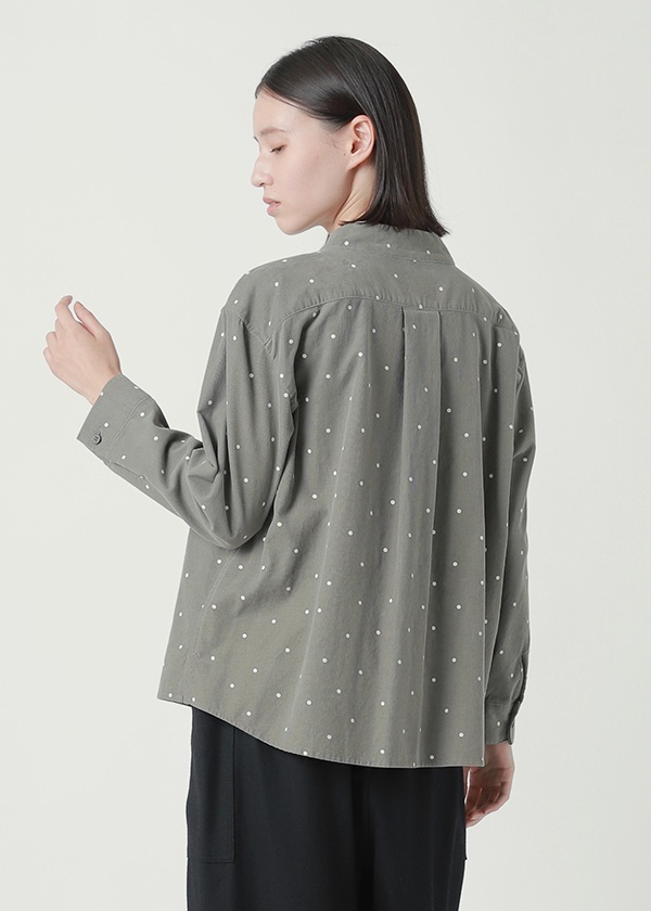 Plantation / P ドットコーデュロイ / ブラウス