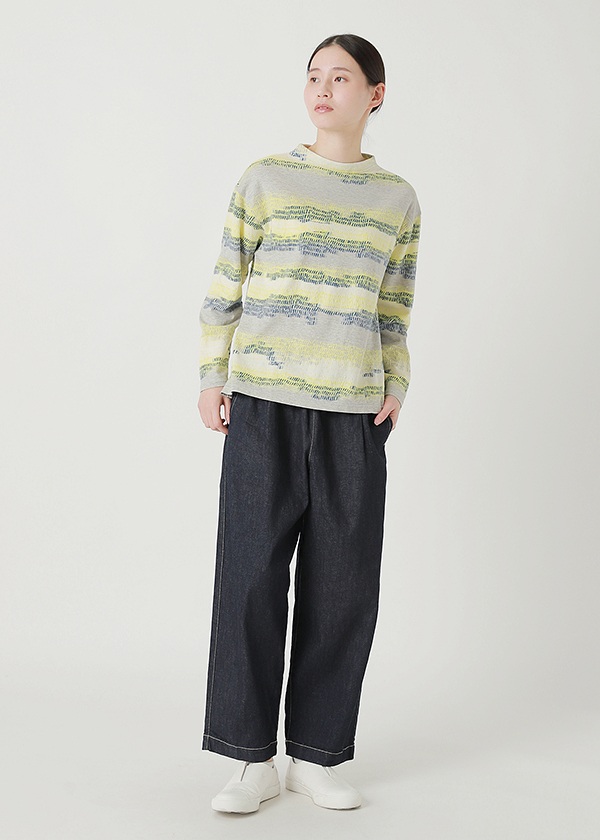 Plantation / PO グラデーションステッチJQ / カットソー