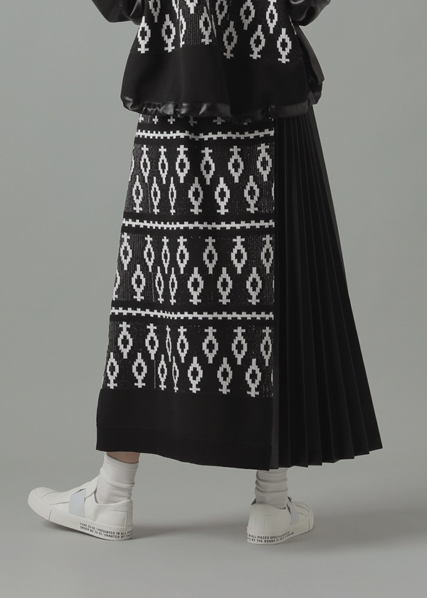 ZUCCa / (O) P ニットドッキング / スカート