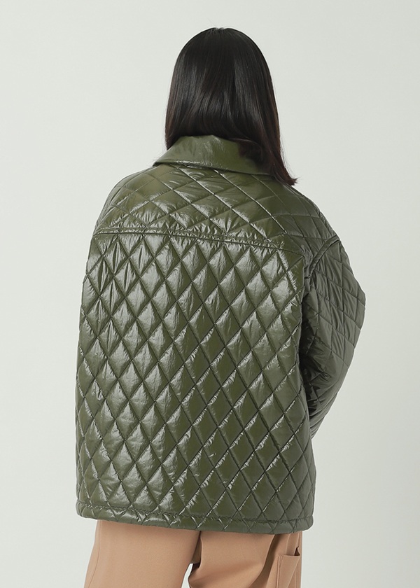 ZUCCa / P GLOSSY QUILT COAT / ブルゾン
