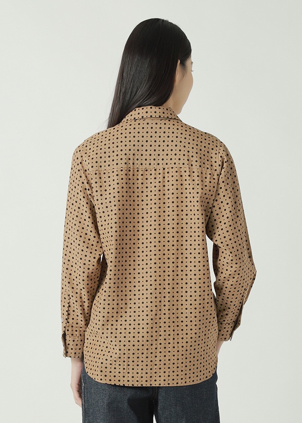 ZUCCa / S DOT SQUARE PRINT / ブラウス