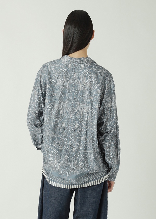 ZUCCa / PO FLORAL SCARF PRINT / シャツ