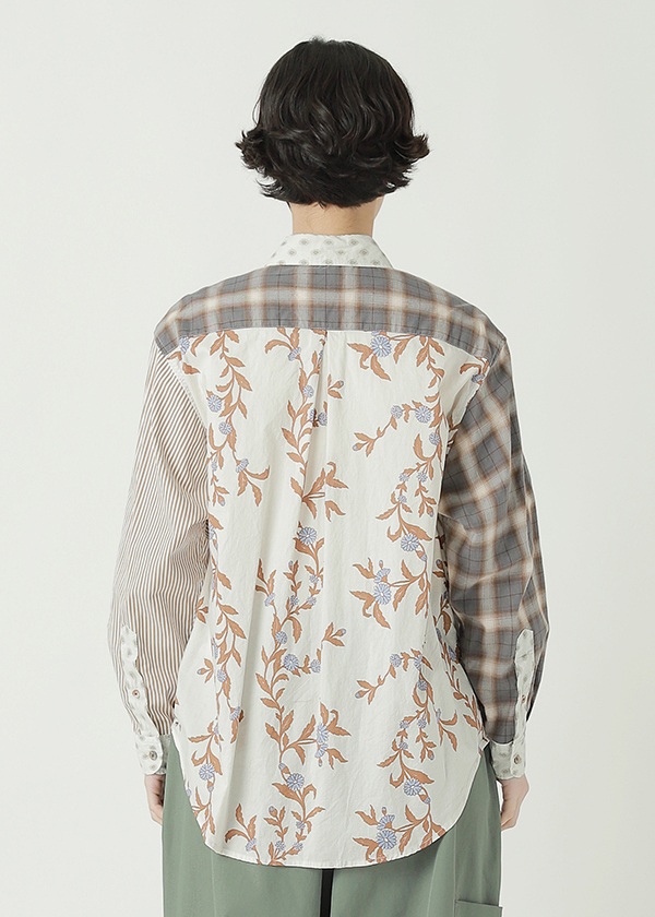 ZUCCa / S DOCKING PIECE DYE / シャツ