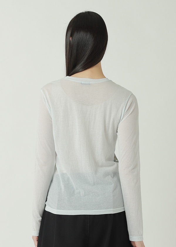 ZUCCa / S SHEER WILD FLOWER / カットソー
