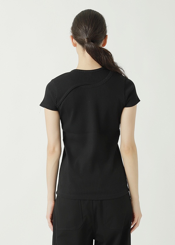 ZUCCa / S CUT OUT RIB / カットソー