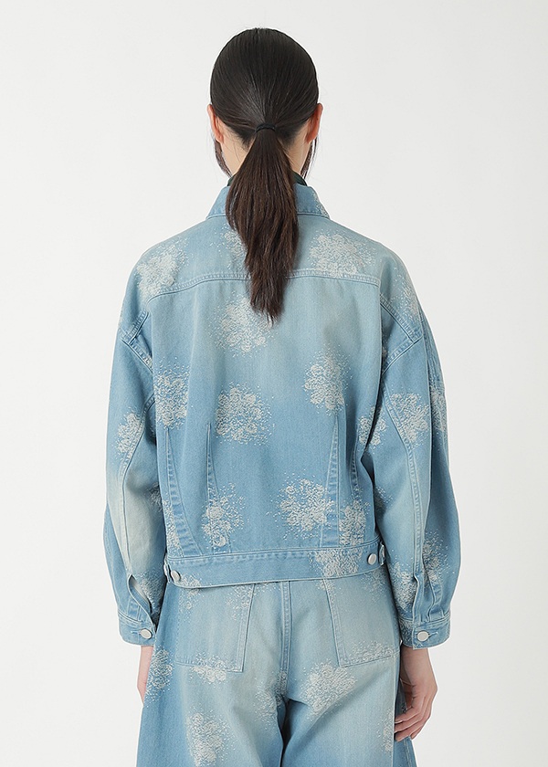 <先行予約> ZUCCa / FLOWER JQ DENIM / ブルゾン