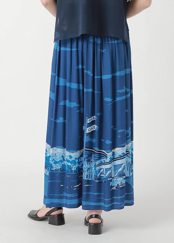 <先行予約> ZUCCa / ROADSIDE PRINT / スカート