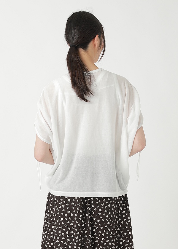ZUCCa / SHEER HERRINGBONE INLAY / カットソー