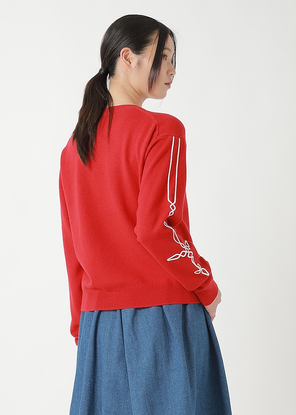 <先行予約> ZUCCa / EMBROIDERY KNIT / トップス