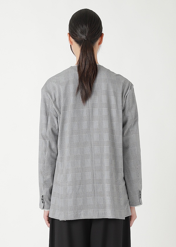 <先行予約> ZUCCa / GLEN CHECK JERSEY / ジャケット