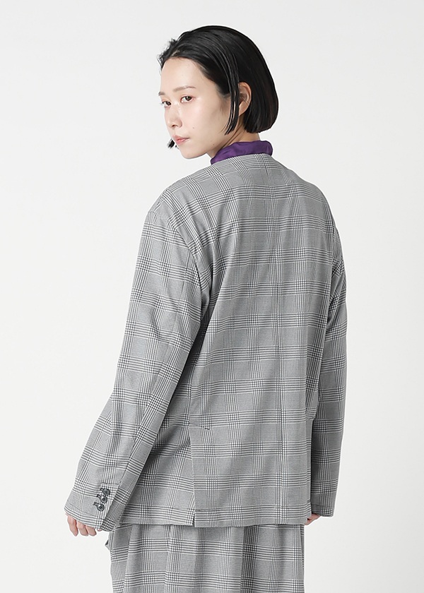 ZUCCa / GLEN CHECK JERSEY / ジャケット
