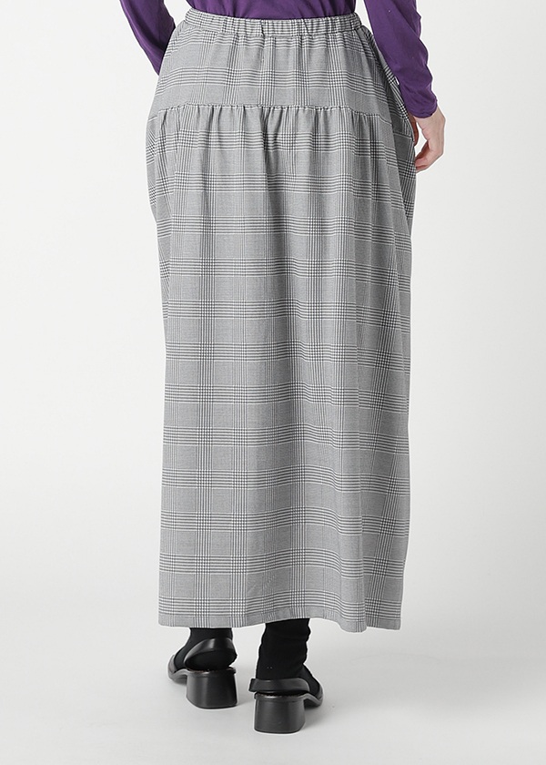 ZUCCa / GLEN CHECK JERSEY / スカート
