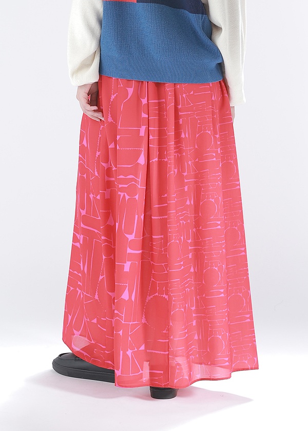 <先行予約> ZUCCa / TOOLS PRINT / スカート