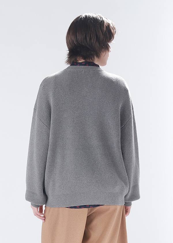 <先行予約> ZUCCa / TEXTURED COTTON KNIT / ブルゾン